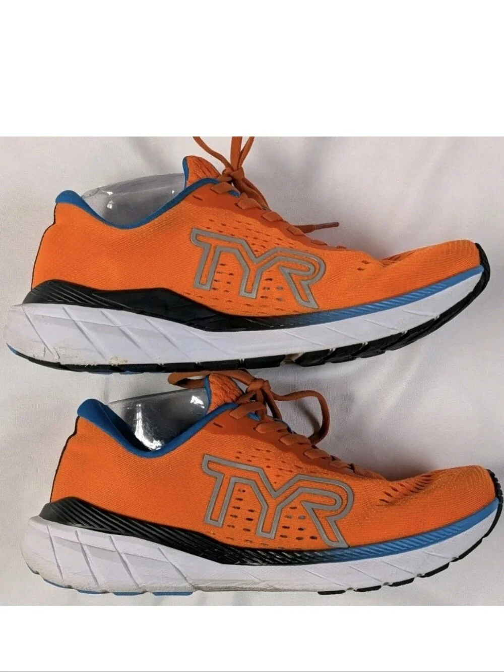 TYR RD-1 Runner Shoes Mens 8.5 Womens 10 Orange Blue Running Athletic Sneakers